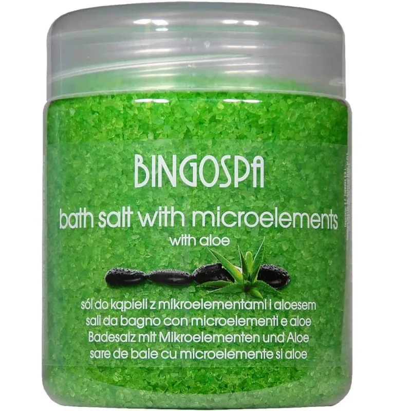 BingoSpa Sare de baie cu oligoelemente și aloe vera, 550 g Bingo Cosmetics — preț și oferte