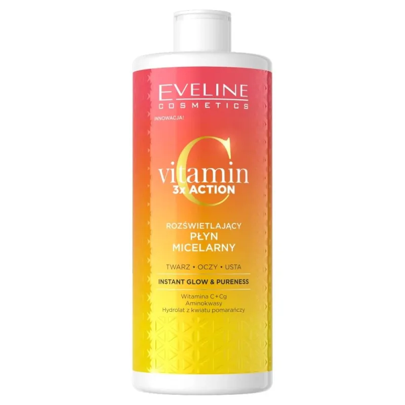 Eveline Vitamin C 3x Action Illuminating Micellar Lotion, 500 ml — preț și oferte