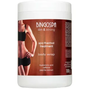 BingoSpa Tratament termal spa cu acid hialuronic cafeină și aromă de paprika Slim amp;Strong, 1000g