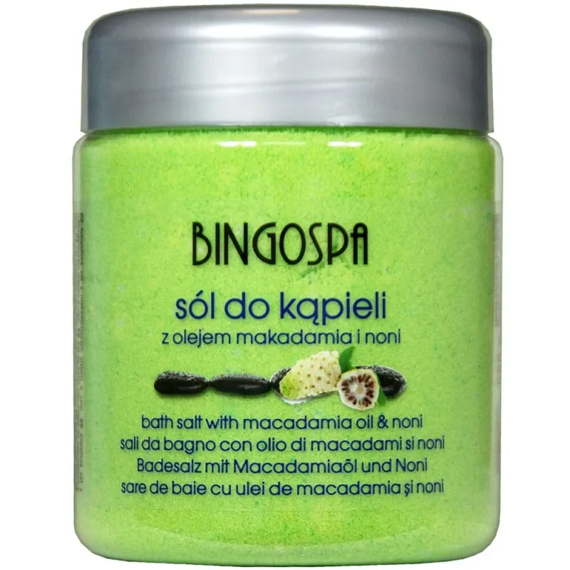 BingoSpa Ulei de macadamia și sare de baie Noni, 580 g Bingo Cosmetics — preț și oferte
