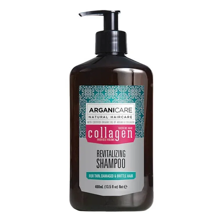 Șampon revitalizant cu colagen Arganicare pentru păr fin, 400 ml — preț și oferte