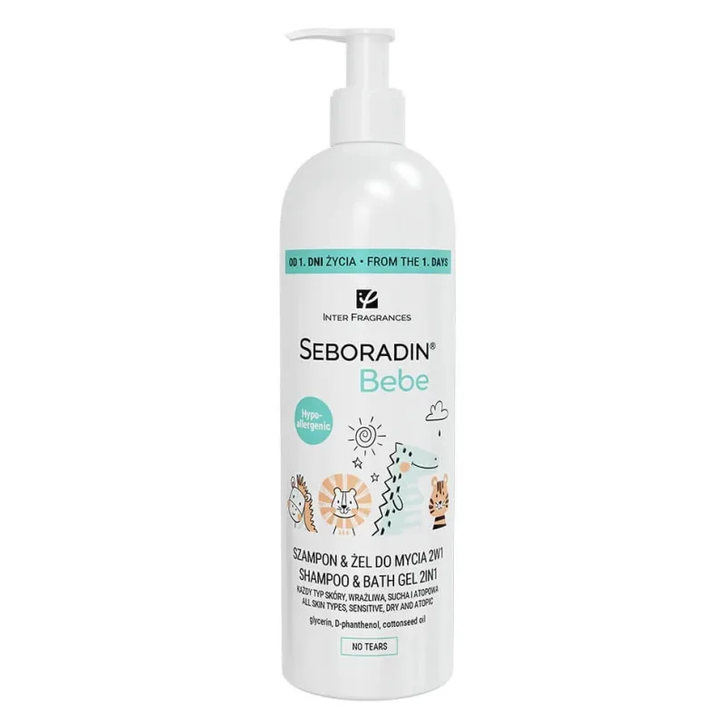 Seboradin Bebe Șampon amp; gel de spălare 2în1 pentru copii, 500 ml — preț și oferte