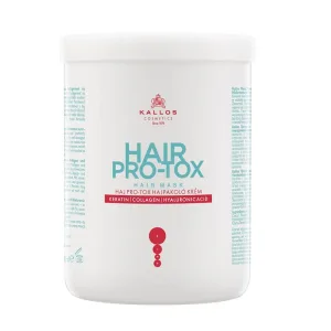 Kallos KJMN Mască Pro-Tox pentru păr cu keratină, colagen și acid hialuronic, 1000 ml