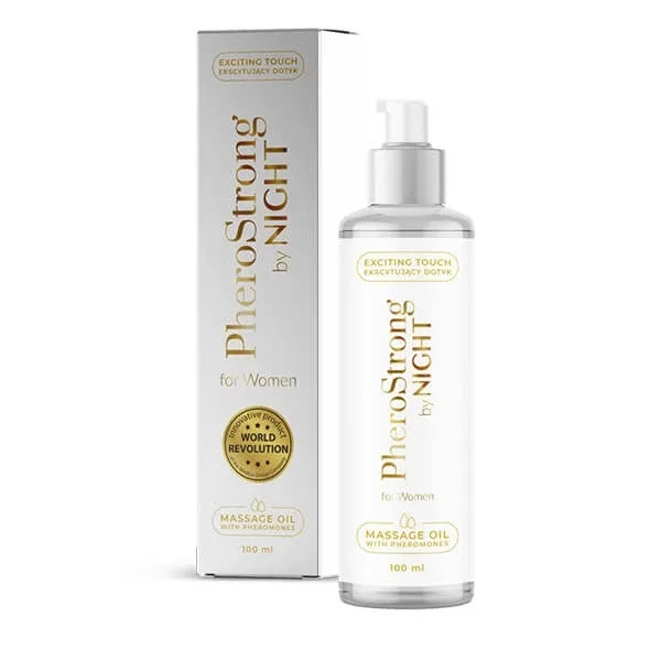 PheroStrong By Night pentru femei Masau Oil cu feromoni, 100ml — preț și oferte