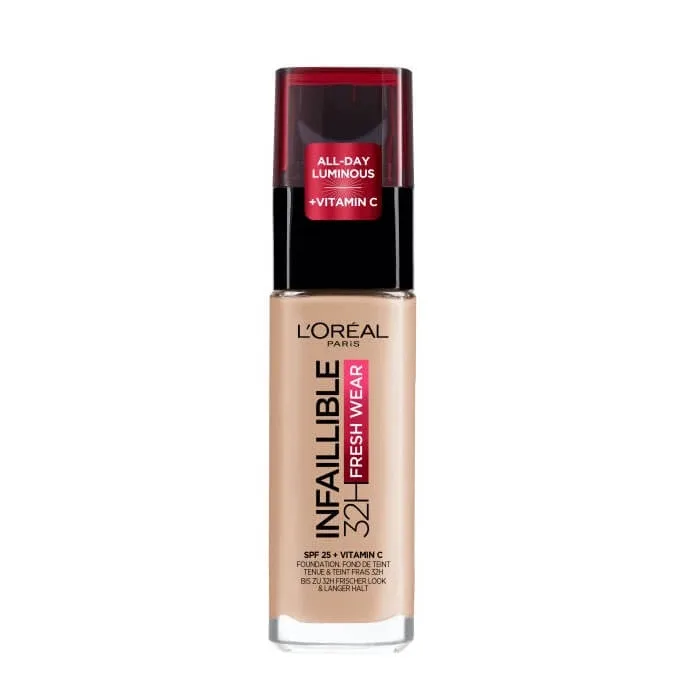 L Oreal Paris Infallible 32H Fond de ten de lungă durată 110 Rose Vanilla, 30ml — preț și oferte