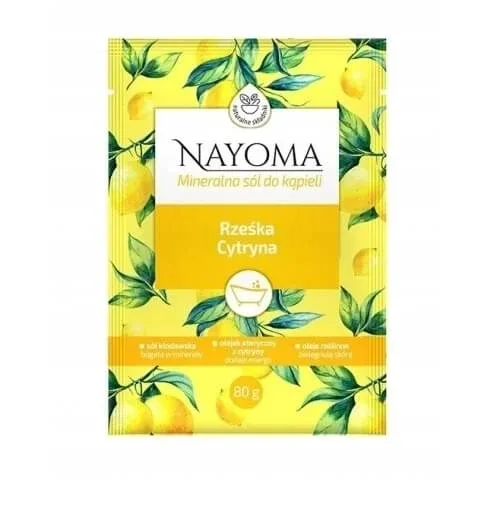 Nayoma Sare minerală de baie cu lămâie crocantă, 80 g — preț și oferte