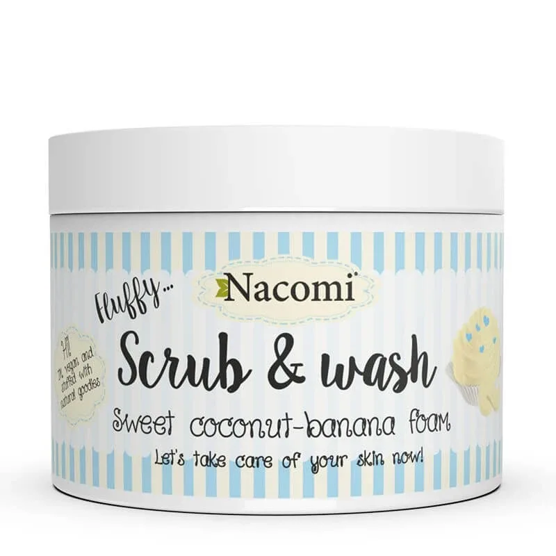 Spumă de curățare și exfoliere Nacomi Coconut Banana, 180 ml — preț și oferte