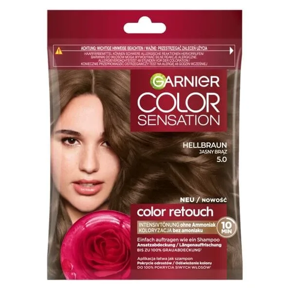 Garnier Color Sensation Color Retouch Șampon 5.0 maro deschis — preț și oferte