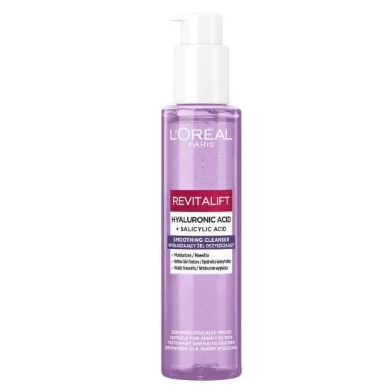 L Oreal Paris Revitalift Smoothing Cleansing Gel cu acid hialuronic, 150ml — preț și oferte