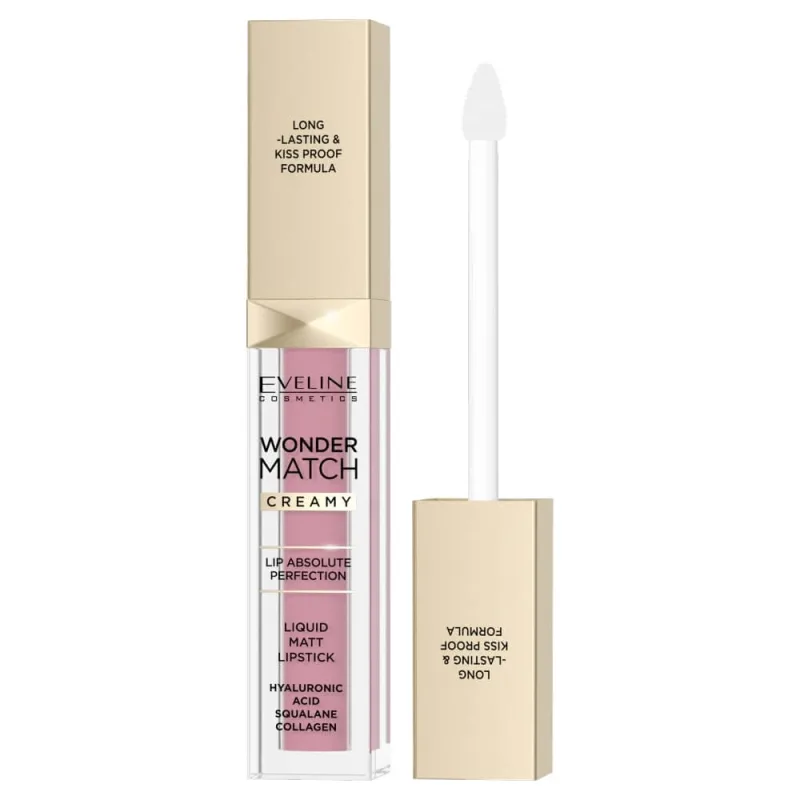 Eveline Cosmetics Wonder Match Liquid Lipstick 01 Angel Rose, 6.8 ml — preț și oferte