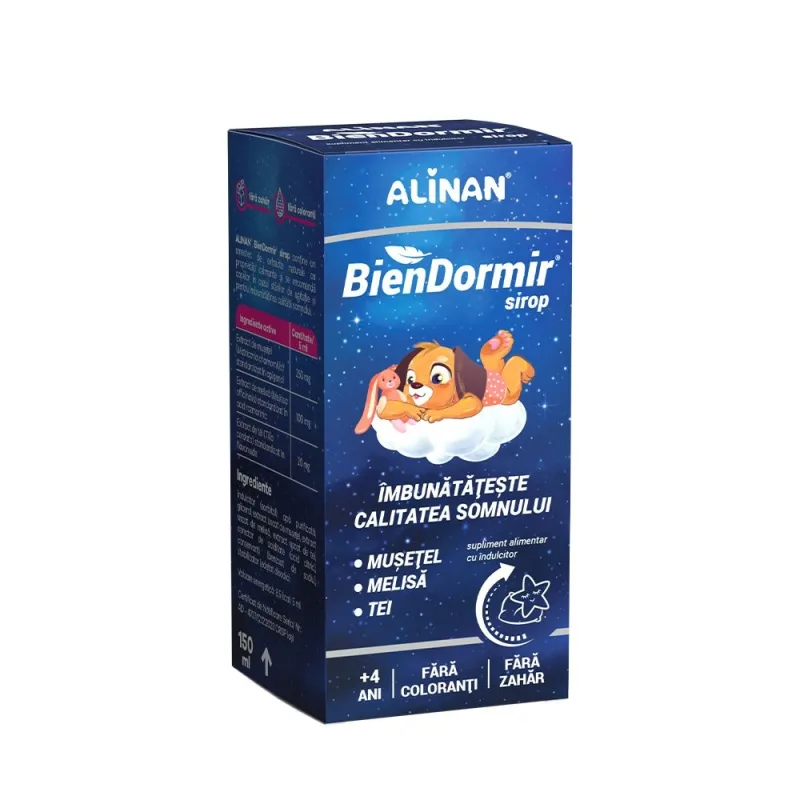 Alinan Biendormir Sirop, 150ml, Fiterman FITERMAN PHARMA — preț și oferte