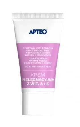 Apteo Care Cremă de îngrijire a pielii cu vitamina A+E, 50 ml