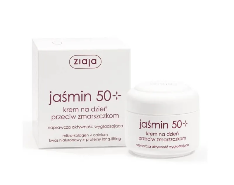 Ziaja Jasmine, cremă antirid 50+ cremă de zi, 50ml — preț și oferte