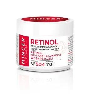 Mincer Pharma Retinol 70+ Cremă de față antirid grasă nr. 504, 50 ml