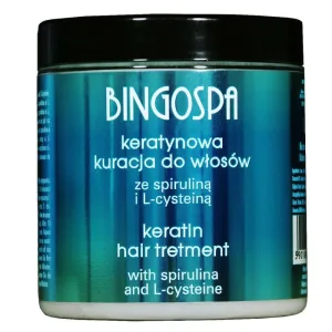 BingoSpa Tratament keratinat pentru păr cu spirulină și L-cisteină, 250 g