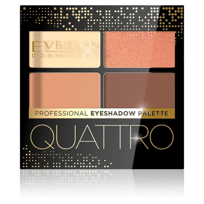 Eveline Cosmetics Quattro Professional paletă de farduri de ochi 01, 3.2 g — preț și oferte
