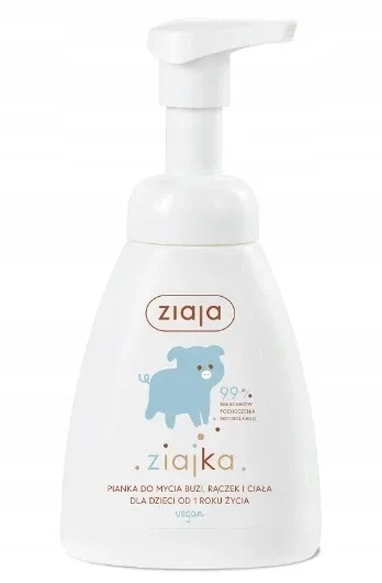 Ziajka, Spumă de curățare pentru față, mâini, corp, 250ml ZIAJA — preț și oferte