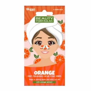 Beauty Formulas Benzi nazale de curățare profundă portocale, 6 bucăți
