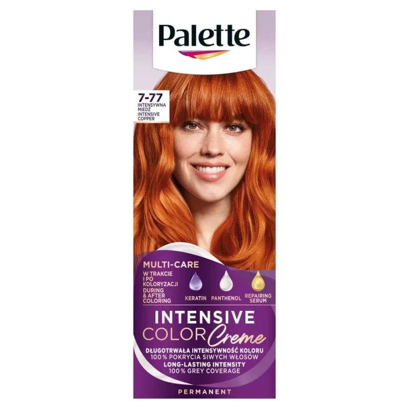 Palette Intensive Color Creme Culoarea părului 7-77 Intensive Copper — preț și oferte