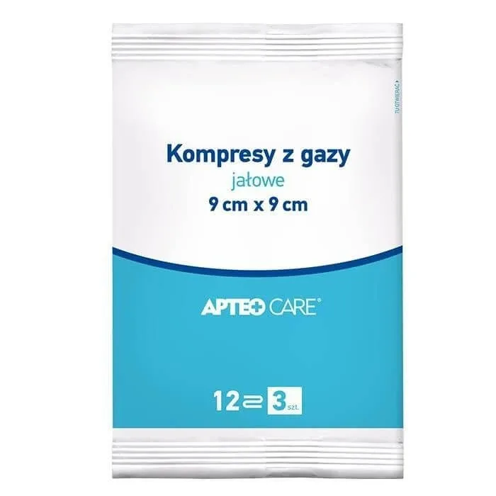 ApteoCare tampoane sterile 9cmx9cm 17 fire număr 3 buc. — preț și oferte