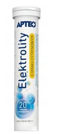 Apteo Elektrolity, 20 comprimate efervescente — preț și oferte
