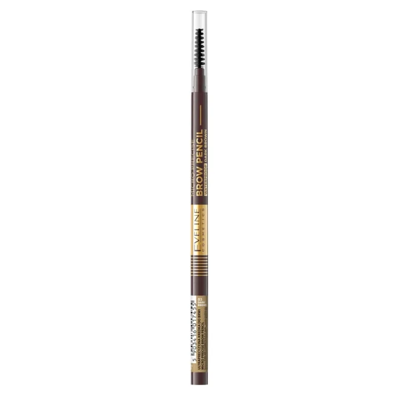 Eveline Cosmetics Micro Precise Ultra Precise Eyebrow Pencil 03 Dark Brown, 1 buc — preț și oferte