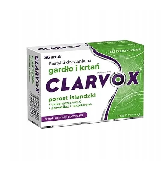 Clarvox Lichen Rose, 36 pastile — preț și oferte