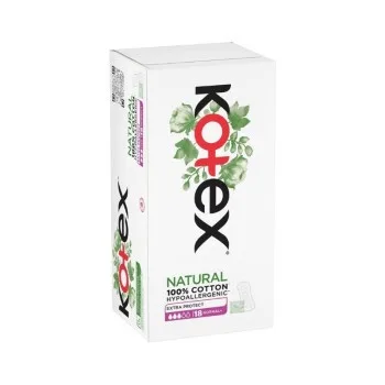 Kotex Absorbante Zilnice Extra Protect Normal+ Natural, 18 bucati — preț și oferte