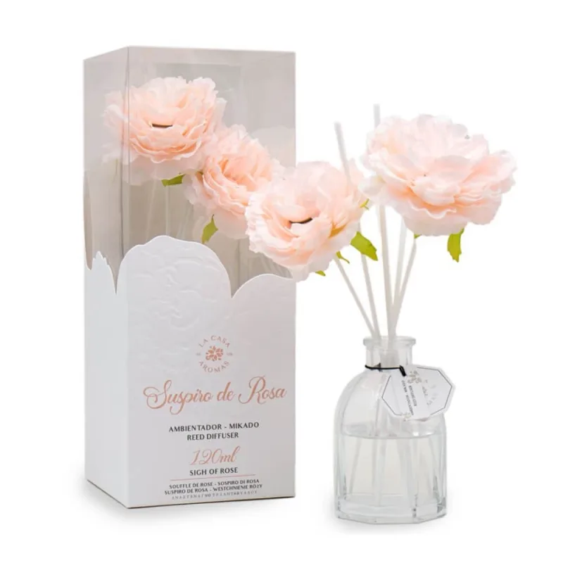 La Casa de los Aromas Bețișoare parfumate cu flori Sigh of Rose, 120 ml — preț și oferte