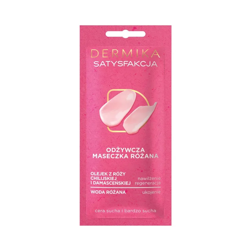 Dermika Satisfaction Rose Nourishing Mask, 10 ml — preț și oferte