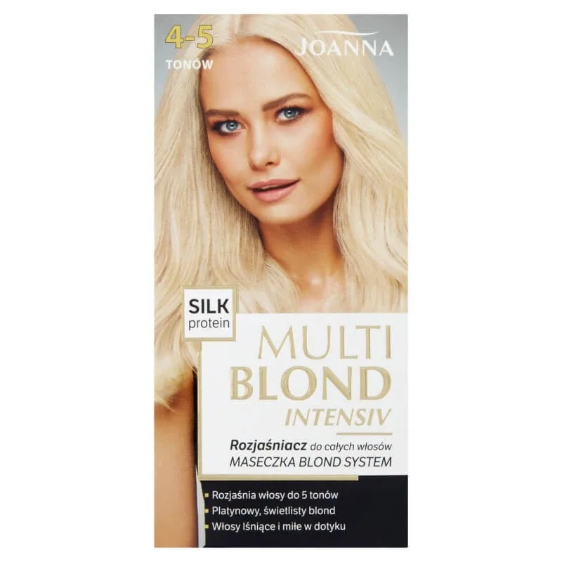 Joanna Multi Blonde Intensiv Full Hair Lightener 4-5 tonuri, 1 buc — preț și oferte