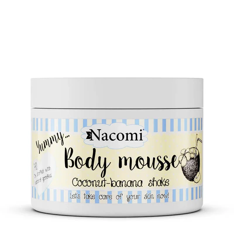 Nacomi Mousse de corp cu shake de banane și nucă de cocos, 180 ml — preț și oferte