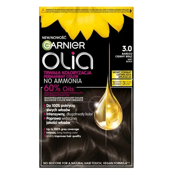 Garnier Olia Culoarea părului 3.0 Extra Dark Brown — preț și oferte