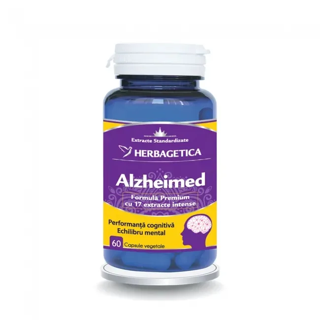 Alzheimed, 60 capsule, Herbagetica — preț și oferte