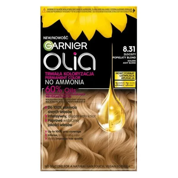 Garnier Olia Culoare de păr 8.31 Blond cenușiu auriu — preț și oferte