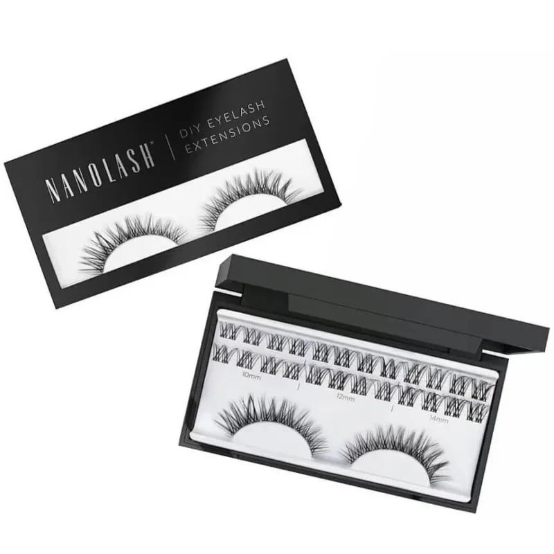 Nanolash DIY Eyelash Extensions Gene artificiale în clustere Charm, 36 bucăți — preț și oferte