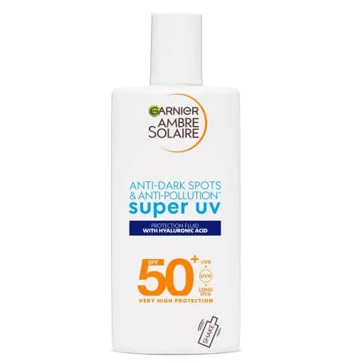 Garnier Ambre Solaire Fluid de față superprotector UV împotriva hiperpigmentării SPF50+, 40 ml — preț și oferte