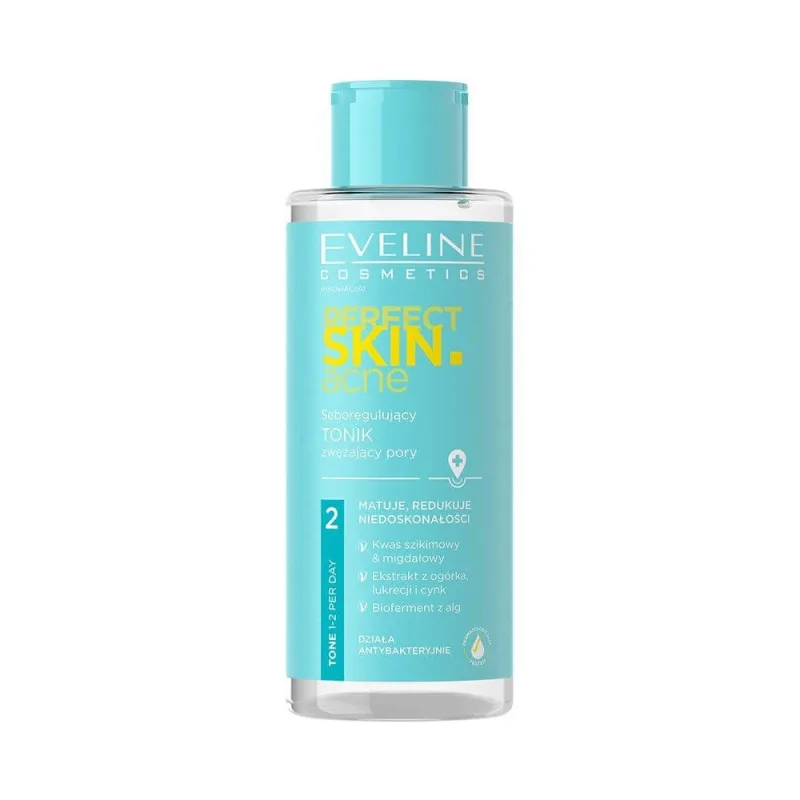 Eveline Cosmetics Perfect Skin Acne Seborrheic Pore Narrowing Tonic, 200 ml — preț și oferte