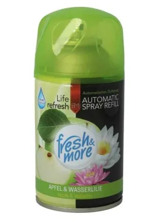 Fresh amp; More Odorizant de aer cu mere și nufăr, 250 ml