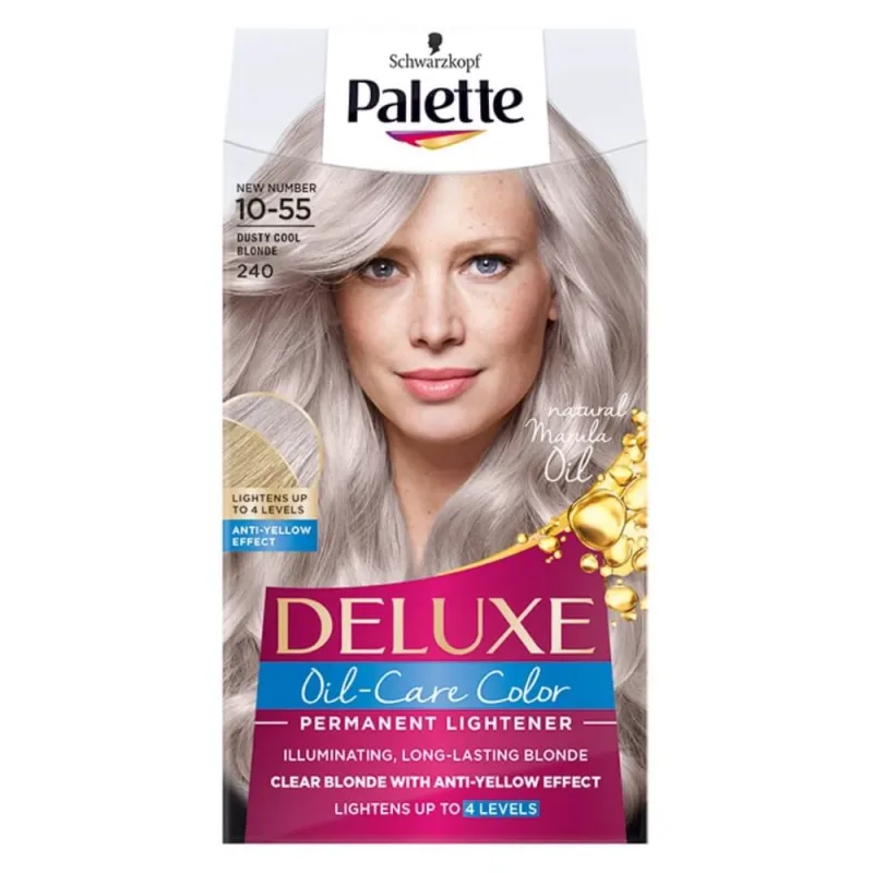 Paletă Deluxe Oil-Care Color Culoare cu microulei 240 (10-55) Blond rece Palette — preț și oferte