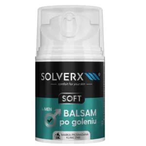 Solverx Balsam moale după ras pentru bărbați, 50ml