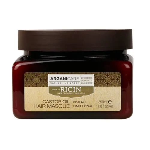 Mască de stimulare a creșterii părului cu ulei de ricin Arganicare, 350 ml — preț și oferte