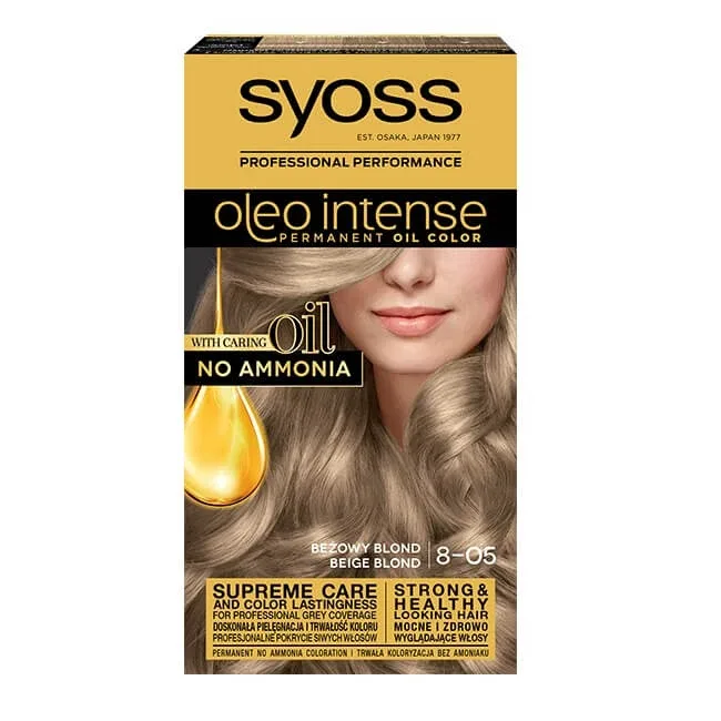 Syoss Oleo Intense Culoare de păr bej blond 8-05 — preț și oferte