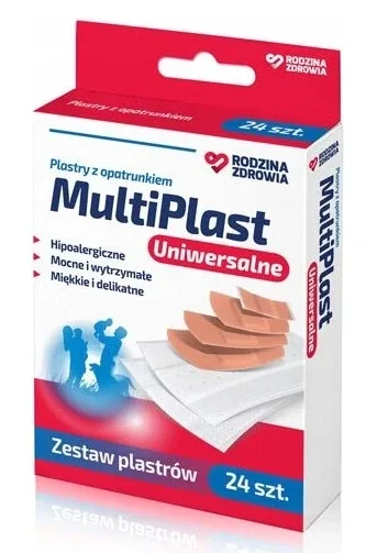 Sănătate familială MultiPlast Universal 24 plasturi Rodzina Zdrowia — preț și oferte