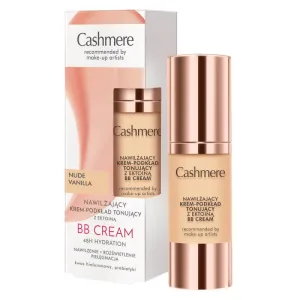 Fond de ten hidratant cremă-tonifiere Cashmere cu ectoină Nude Vanilla, 30 ml
