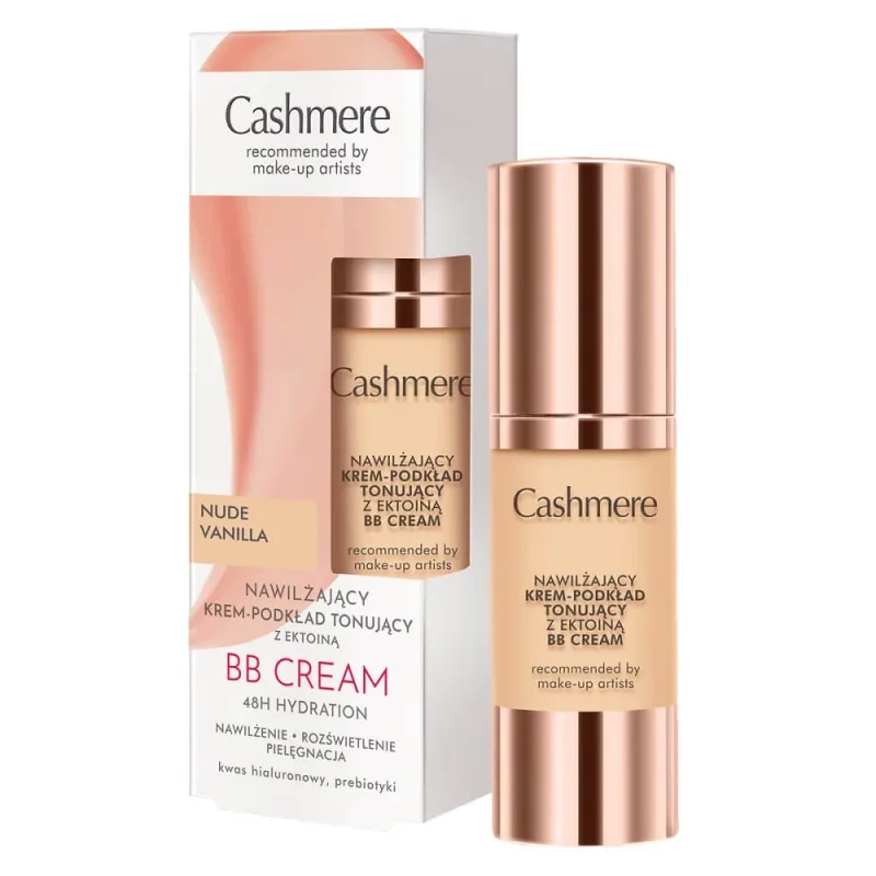 Fond de ten hidratant cremă-tonifiere Cashmere cu ectoină Nude Vanilla, 30 ml Cashmere Aroma — preț și oferte