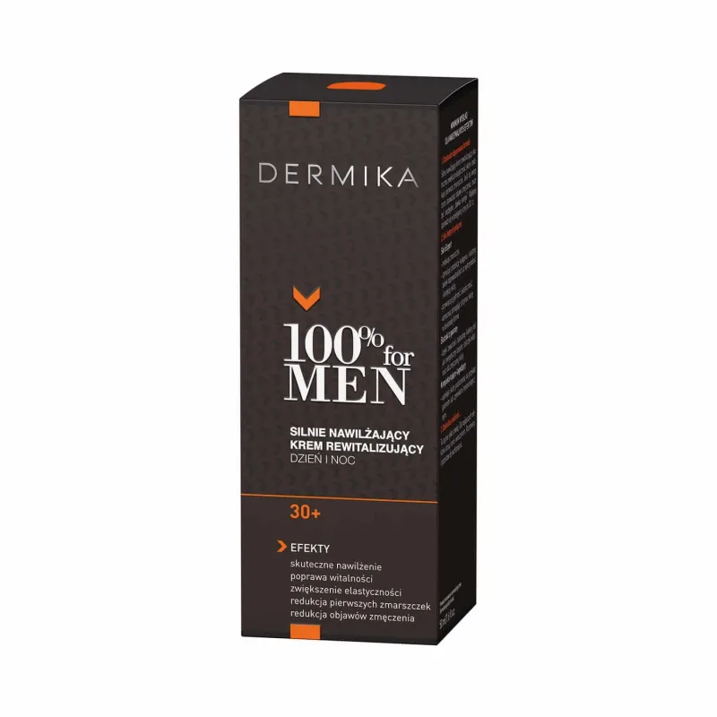 Dermika 100% For Men 30+ Cremă de zi și de noapte puternic hidratantă și revitalizantă, 50 ml — preț și oferte