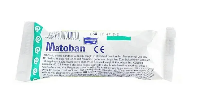Bandaj elastic, Matoban, 4m x 12 cm, 1 buc — preț și oferte