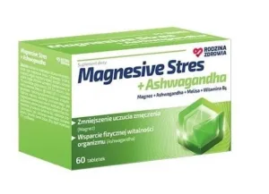 Family Health Magnesive Stress + Ashwagandha, 60 comprimate