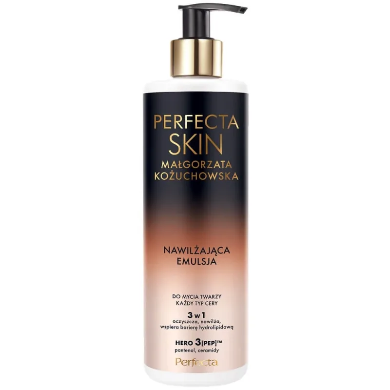 Perfecta Skin Malgorzata Kozuchowska Emulsie hidratantă pentru spălarea feței 3în1, 300 ml — preț și oferte